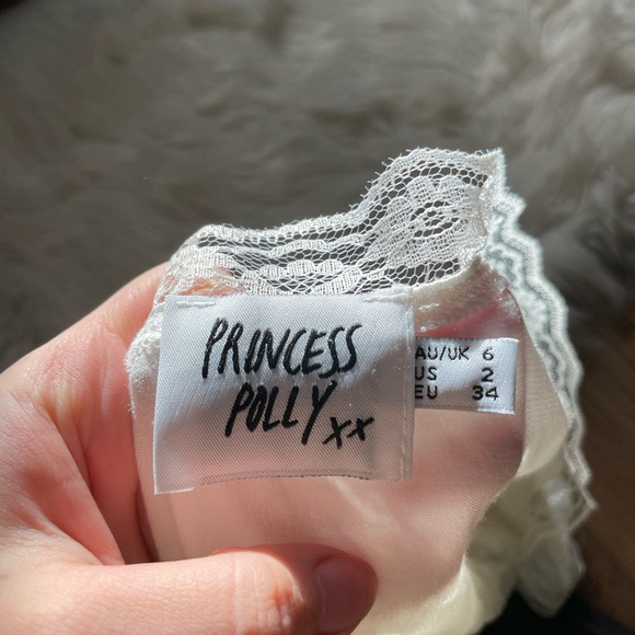 PRINCESS POLLY || Vintage Tie Up Top - Picture 3 of 4